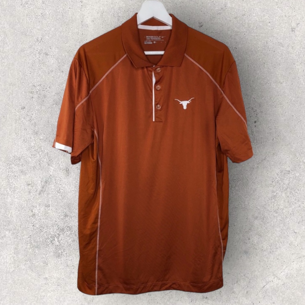 Nike Golf Orange Short Sleeve Polo Shirt